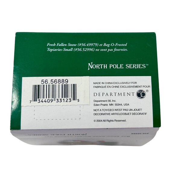 Department 56 North Pole - One Choo-Choo Burger Coming Up - Vintage - Picture 7 of 9